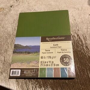 Recollections Earth Toned Cardstock Paper